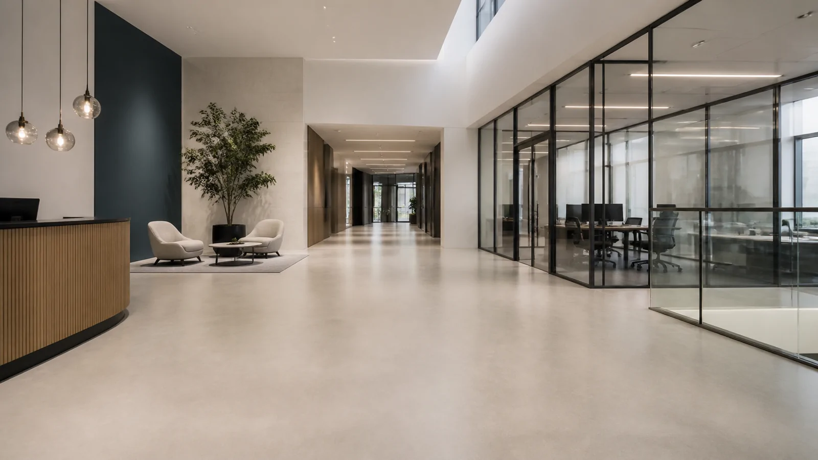 Architectural workplace commercial interior